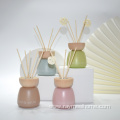 Aromatic Color Bottle Reed Diffuser with Wood Lid